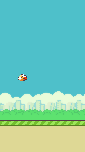 Flappy Bird trained agent